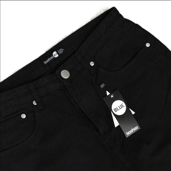 🤩 Black boho jeans size 8 - Picture 4 of 6